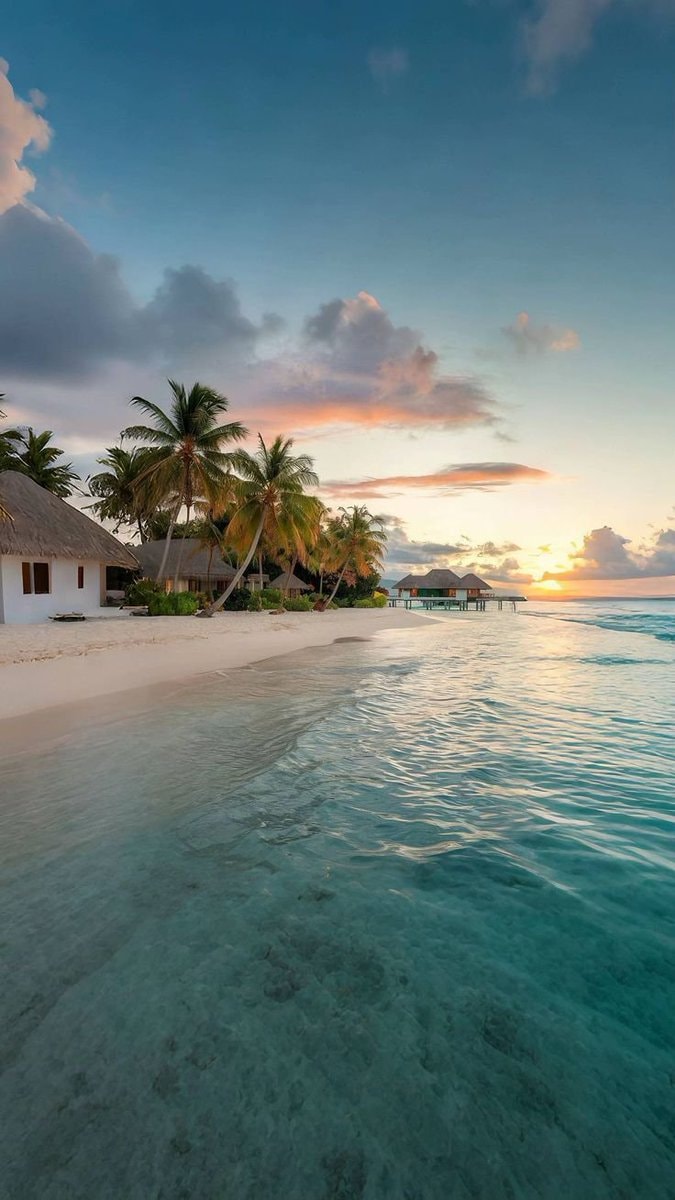 Maldives sunset