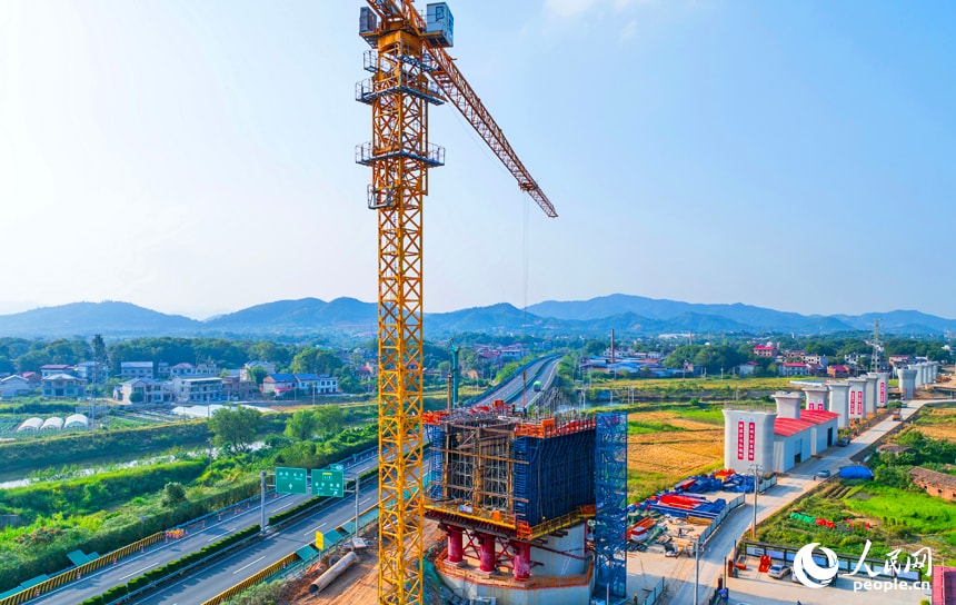 Lishui River Bridge construction Jiangxi (photo 3 of 4) Lishui River Bridge construction Jiangxi (photo 3 of 4)