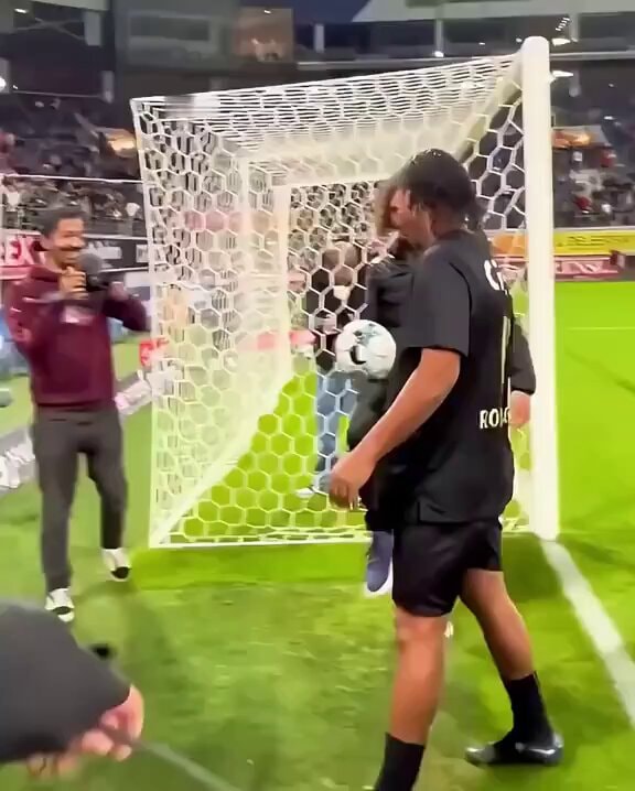 Night soccer celebration chant