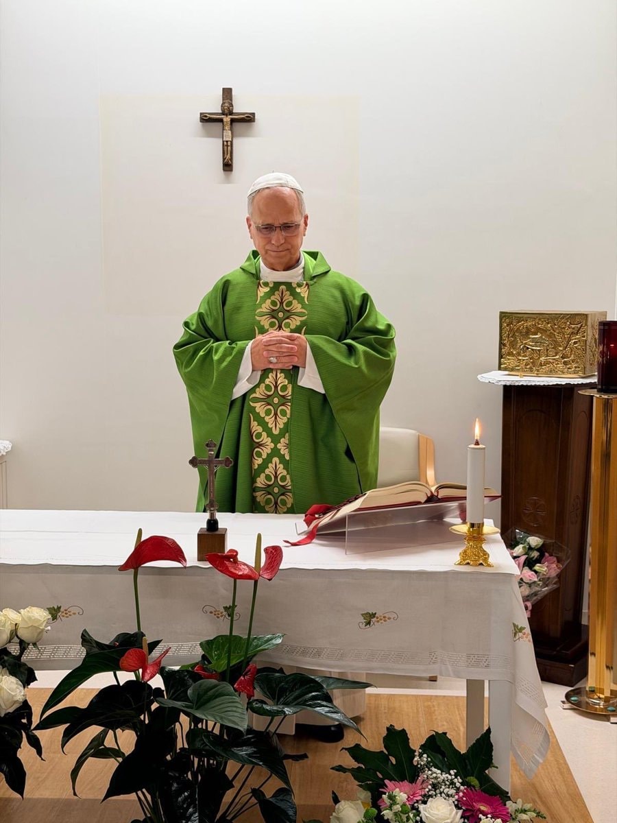 Pope Leo XIV Gemelli Hospital Mass