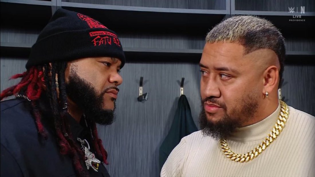 Solo Sikoa confronts Jacob Fatu WWE