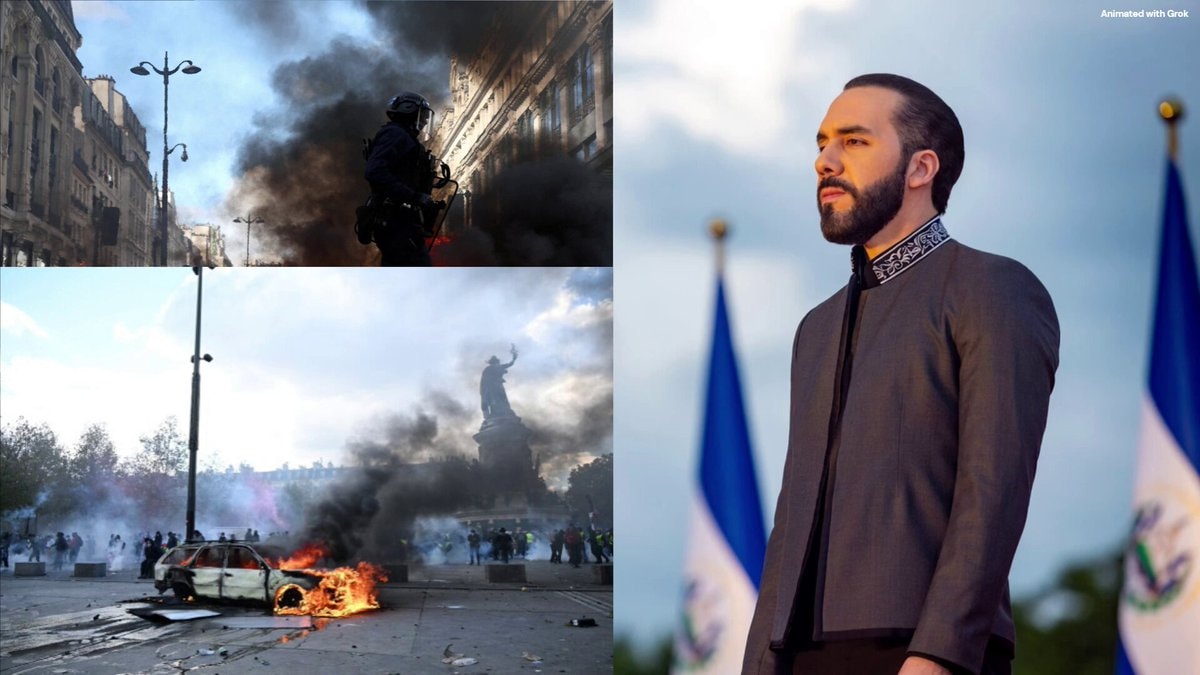 Nayib Bukele on France law and order