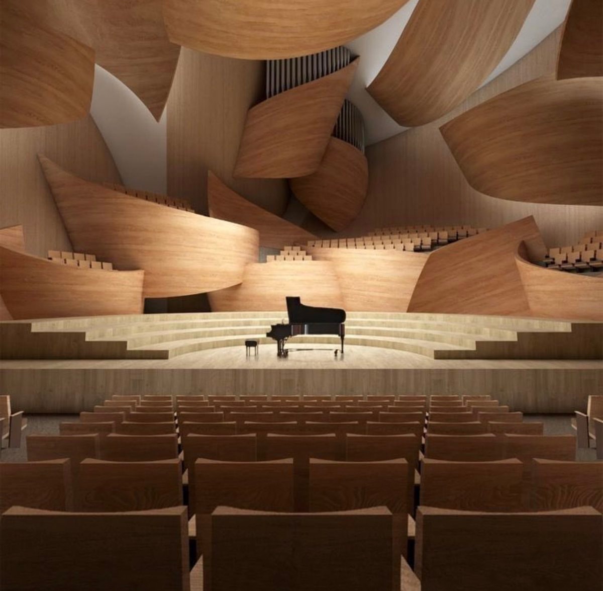 Lihan Jin in concert hall