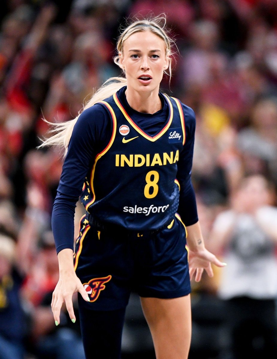 Adam Silver Sophie Cunningham WNBA (photo 2 of 2)