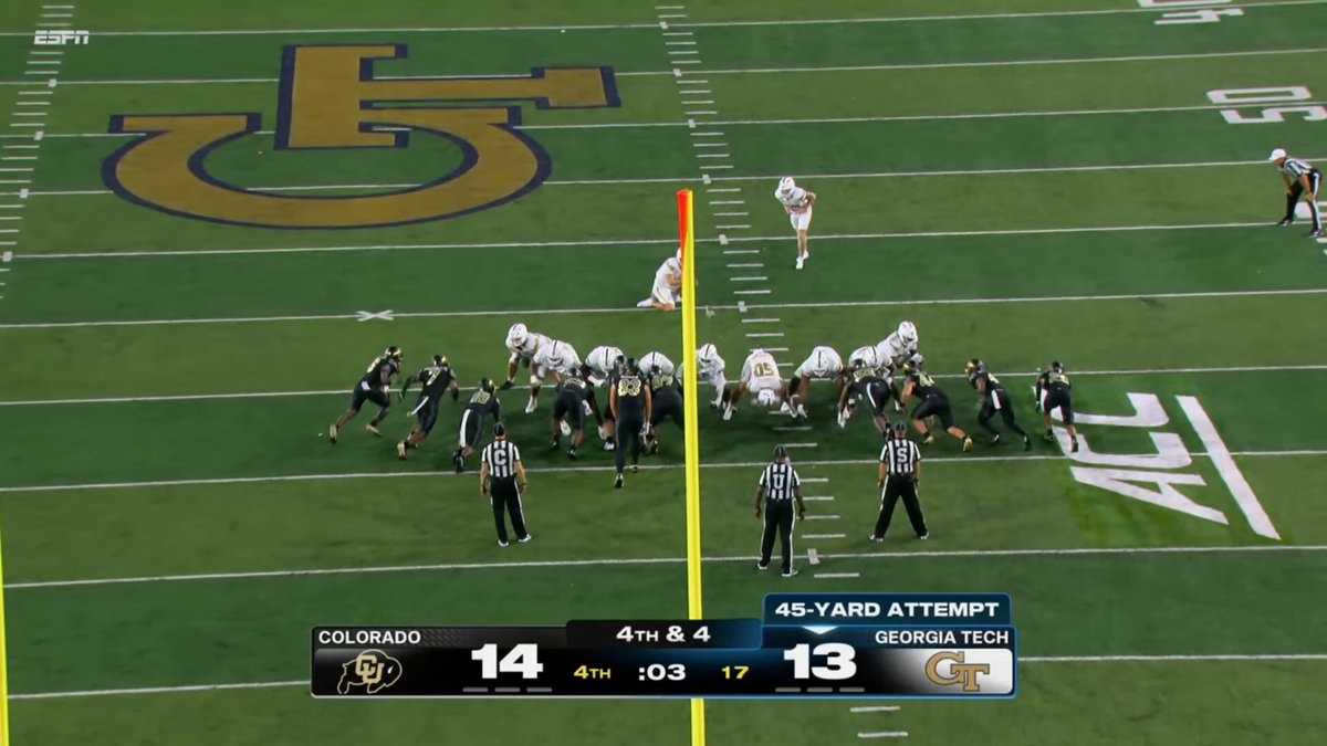 Colorado vs Georgia Tech 14-13 Colorado vs Georgia Tech 14-13