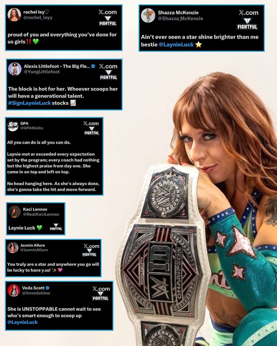 Laynie Luck WWE ID contract reaction Laynie Luck WWE ID contract reaction
