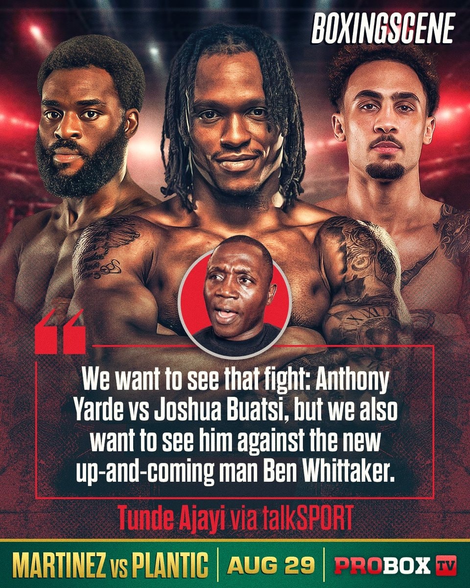 Anthony Yarde trainer wants Buatsi fight