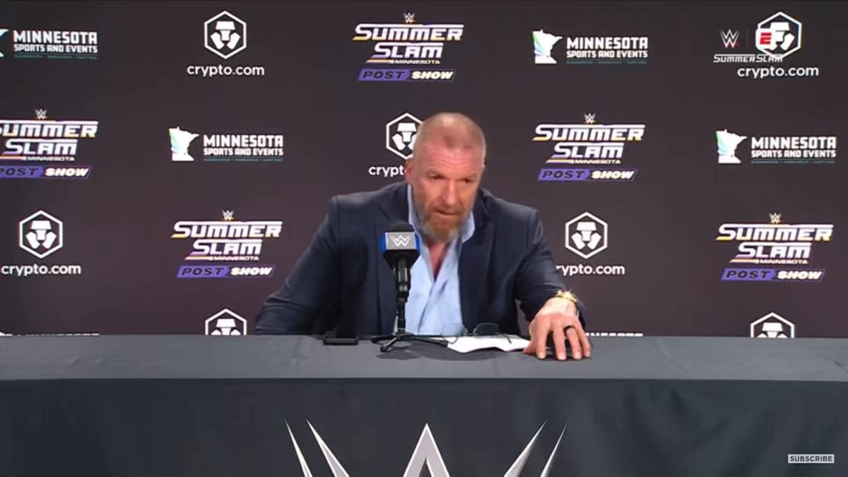 Triple H Brie Bella injury WWE SummerSlam