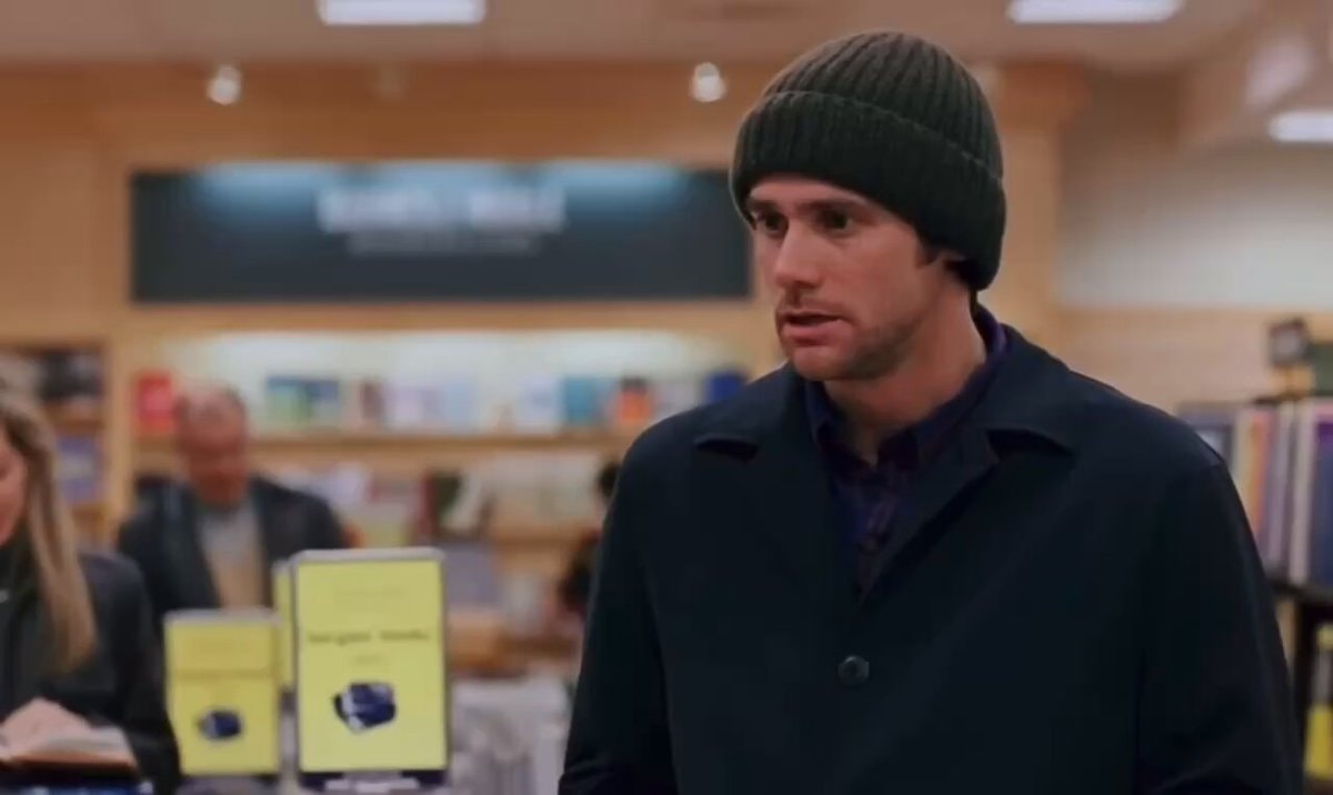 Jim Carrey Eternal Sunshine scene