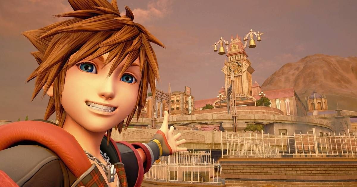 Sora selfie with Kingdom Hearts