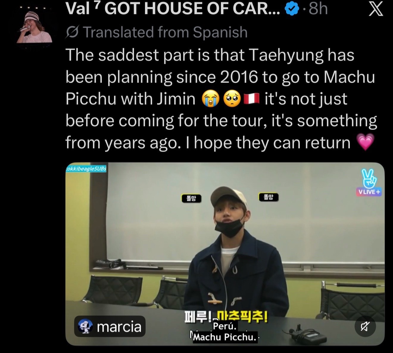 Jimin Taehyung Machu Picchu plan (photo 3 of 4) Jimin Taehyung Machu Picchu plan (photo 3 of 4)