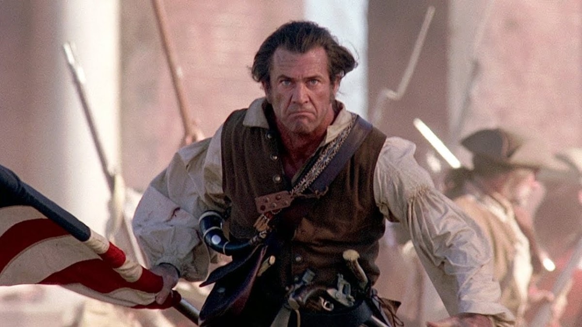 Mel Gibson The Patriot flag scene