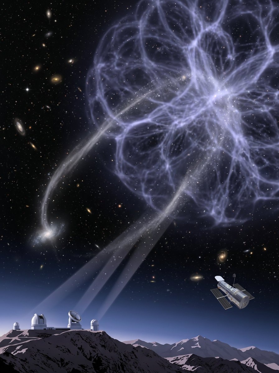 First stellar stream outside Milky Way