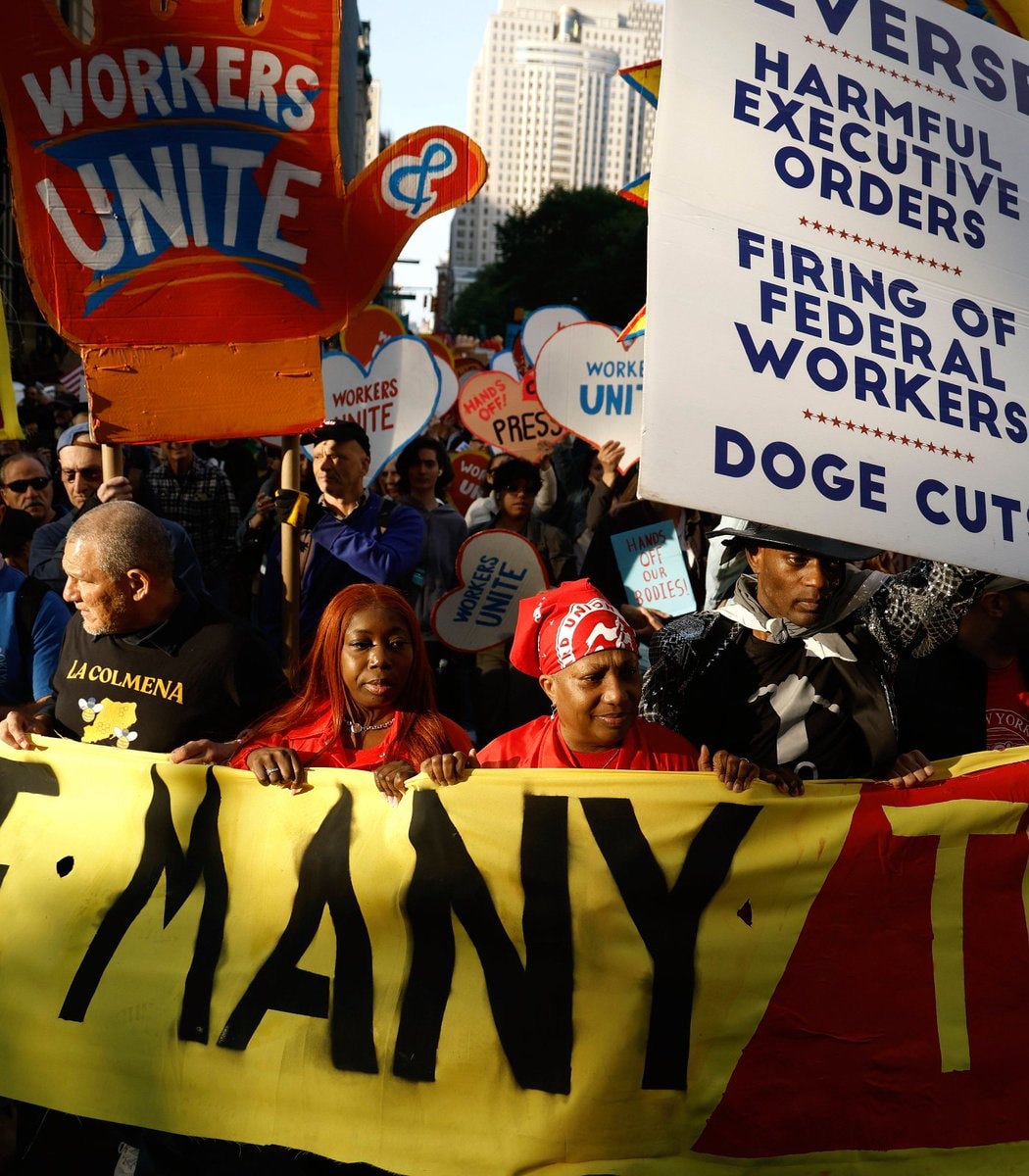 US Labor Day protest
