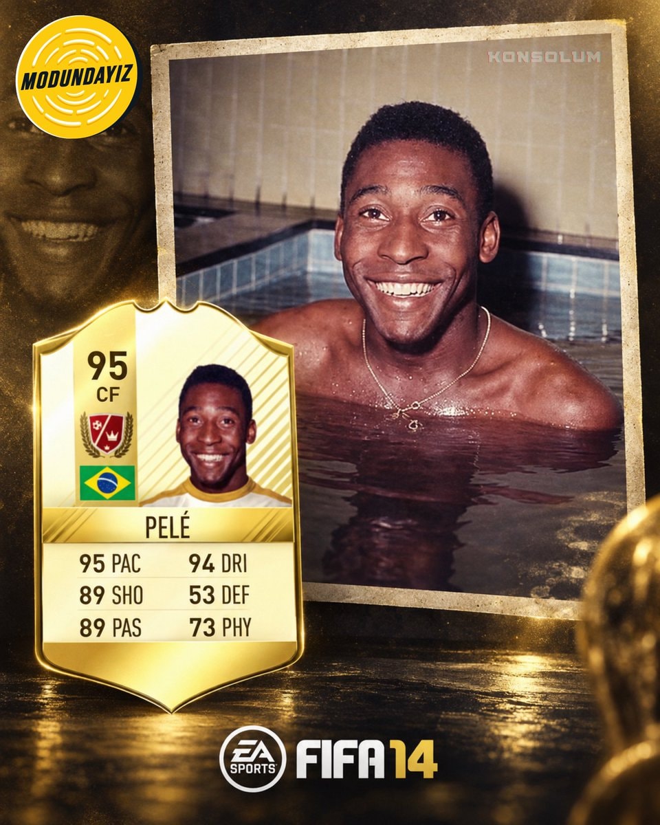 Pelé FIFA 14 Ultimate Team card Pelé FIFA 14 Ultimate Team card
