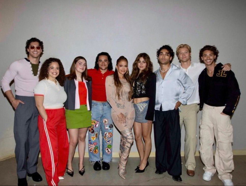 Off Campus cast JLo photo