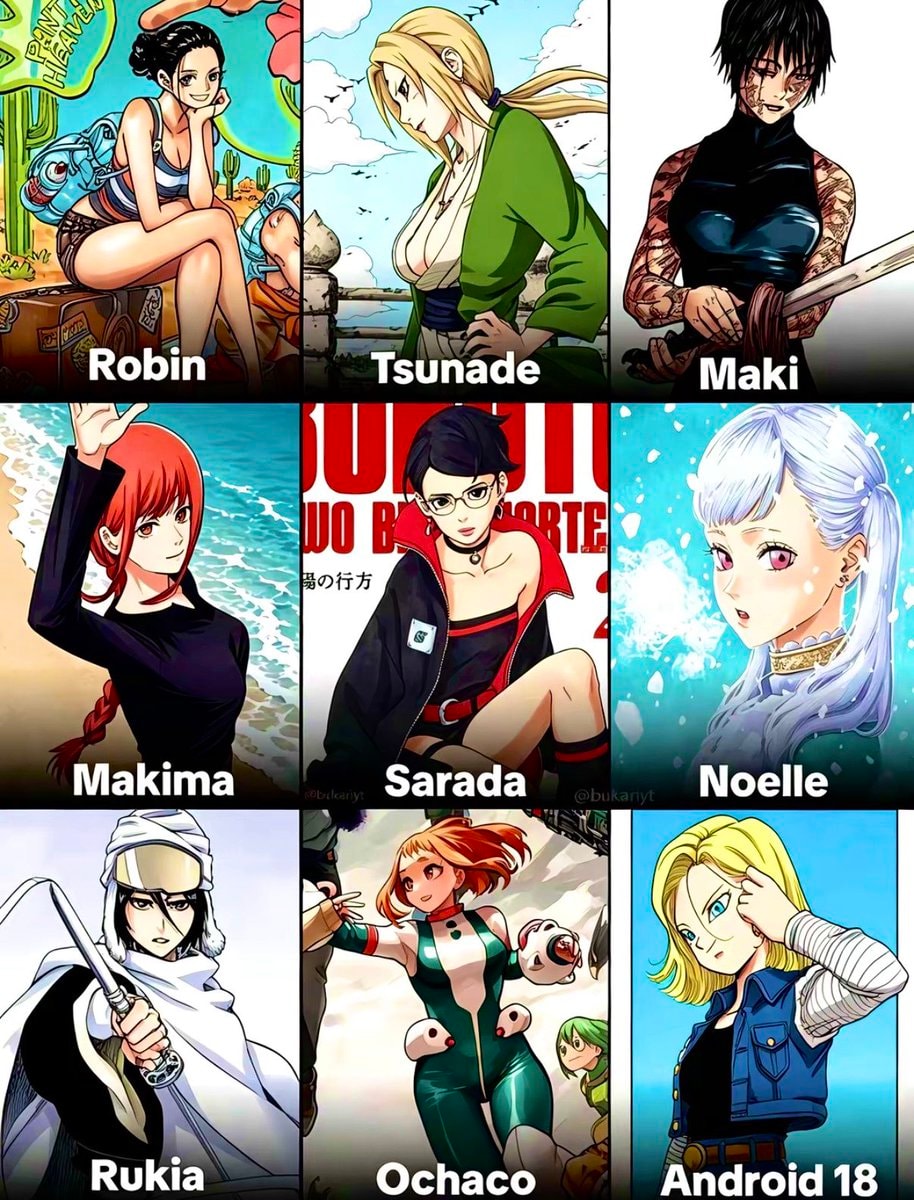 Best-written female anime characters