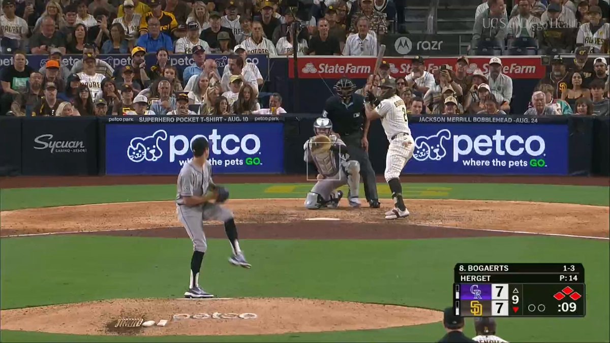 Xander Bogaerts sac-fly Padres win