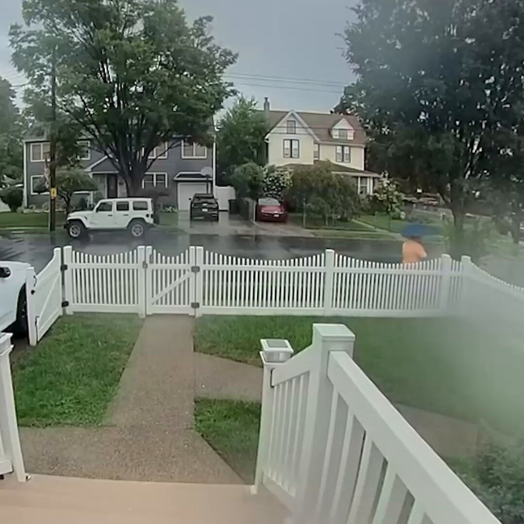 Staten Island lightning strike