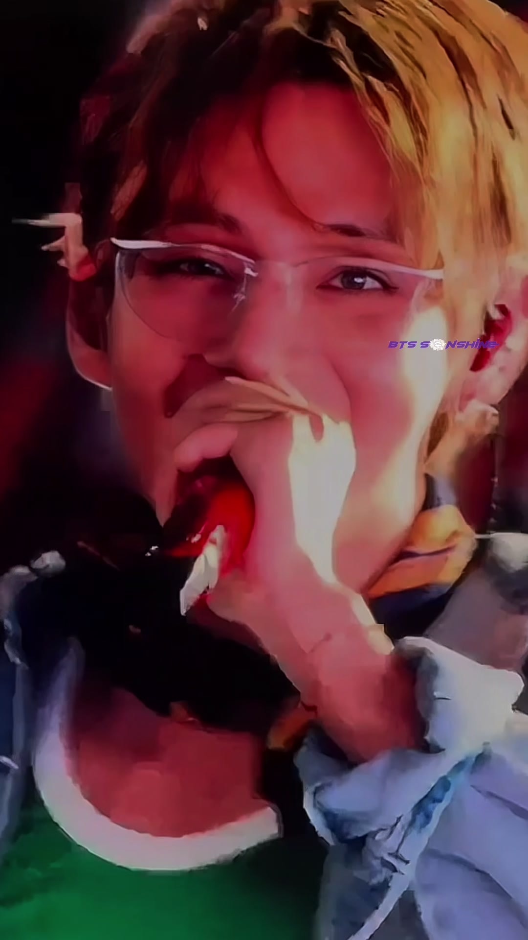 Taehyung sings Run New Jersey