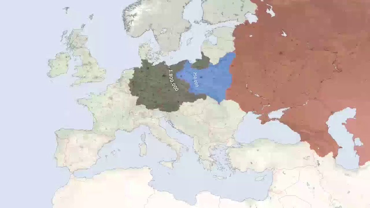 World War II timeline map