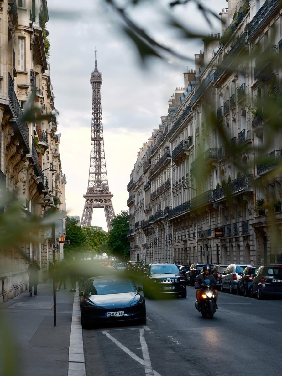 Paris France street scene