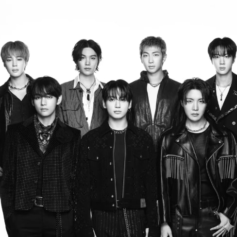 Stray Kids black and white photo (photo 2 of 2)