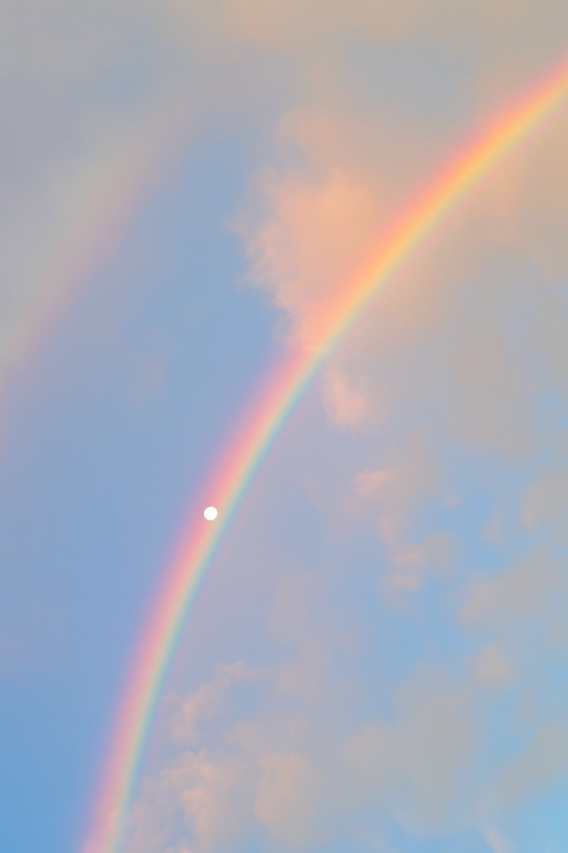 Moon Framed by Rainbow (photo 2 of 2)