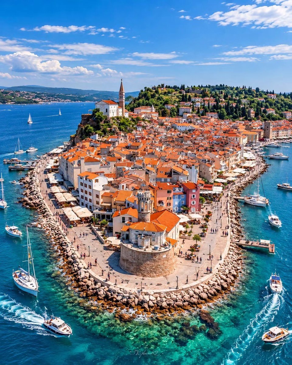 Piran Slovenia coastal town