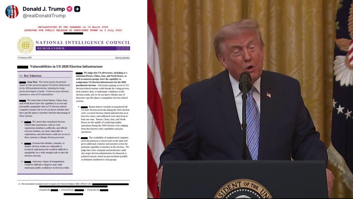 Trump declassifies 2020 election files