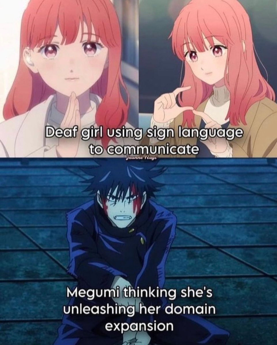 Megumi domain expansion meme
