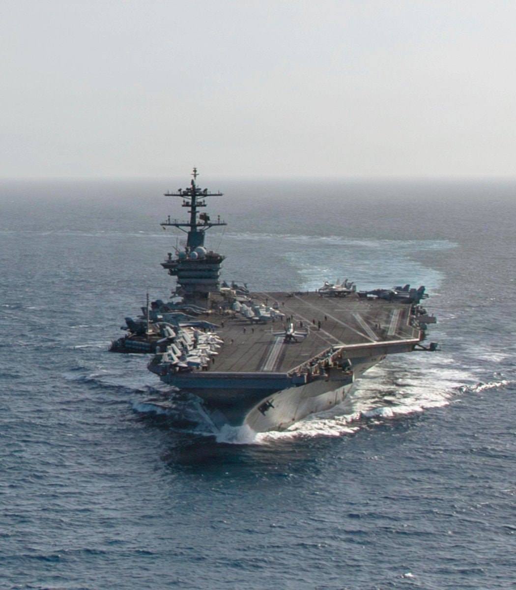 US Navy aircraft carrier
