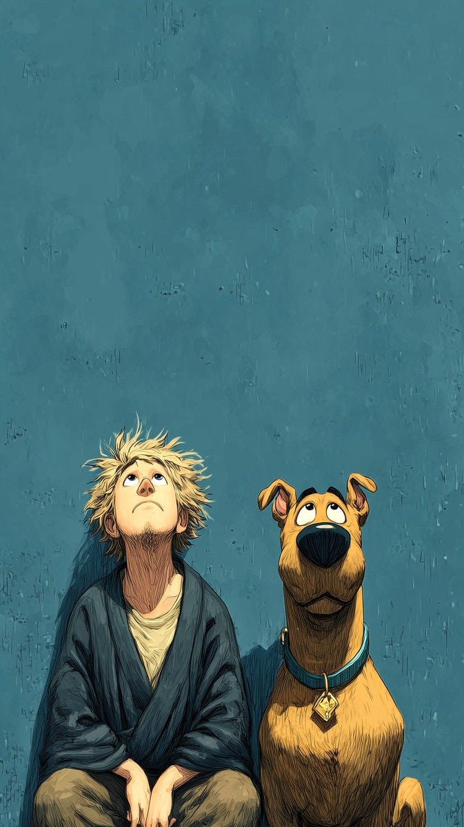 Scooby-Doo with man and dog (photo 3 of 3)