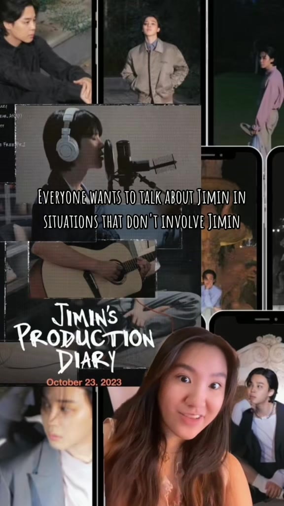 Jimin Production Diary throwback