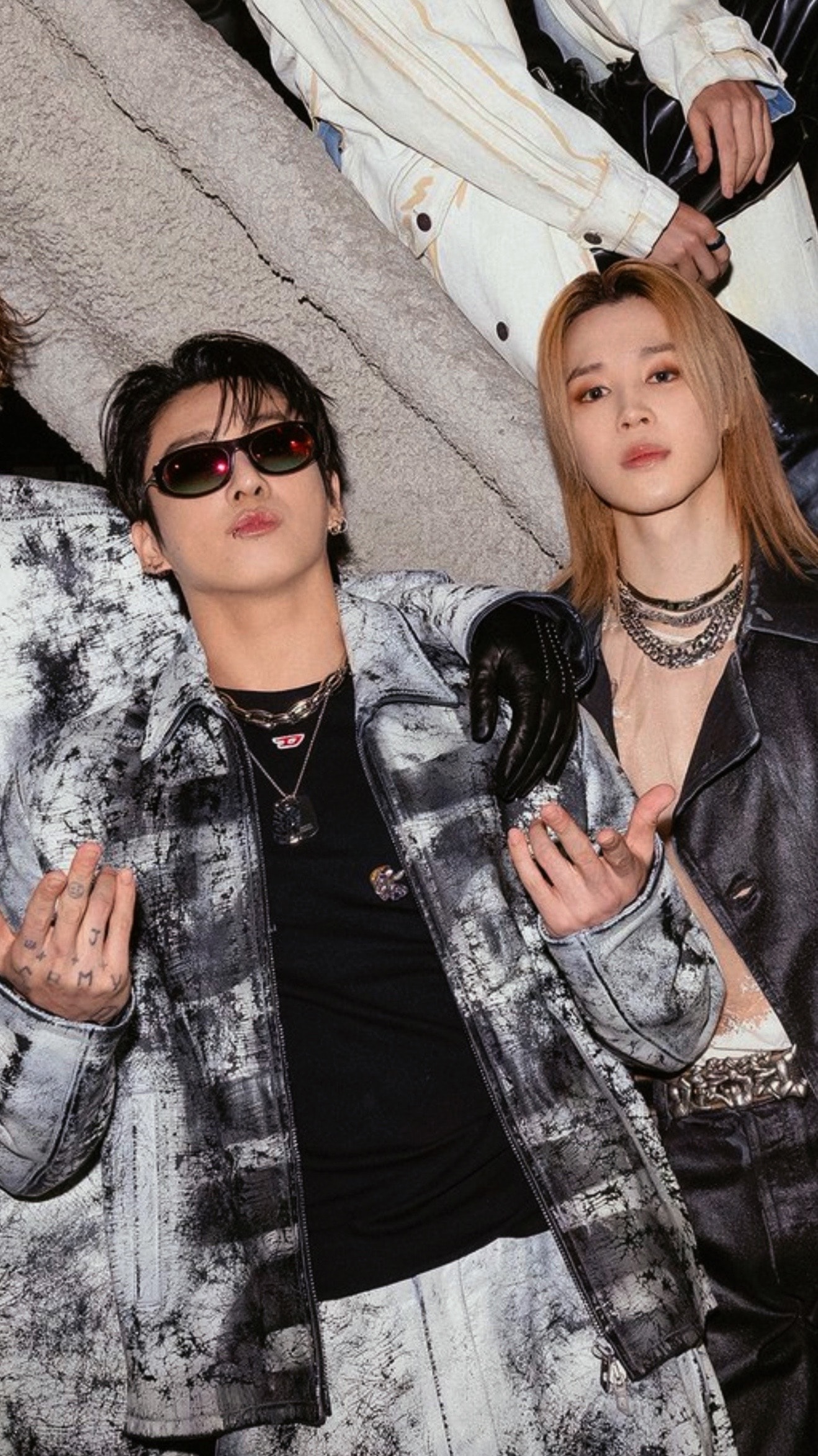 Jin BTS edgy backstage moment (photo 2 of 2)