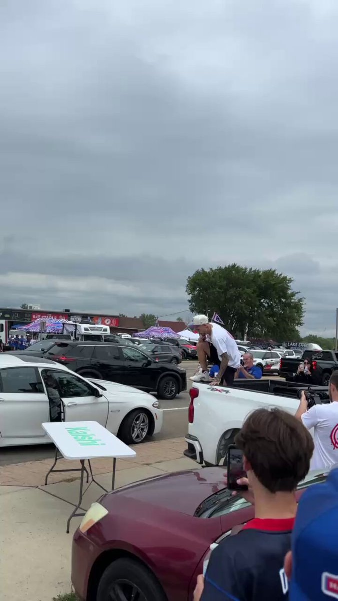 Bills fans pregame tables