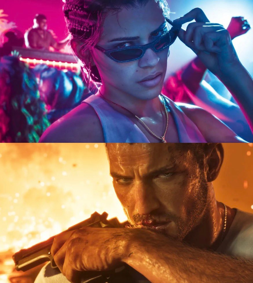 Jason and Lucia GTA 6 visual