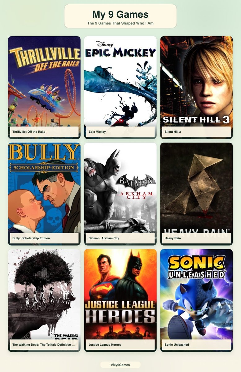 9 games that shaped me (photo 2 of 2)