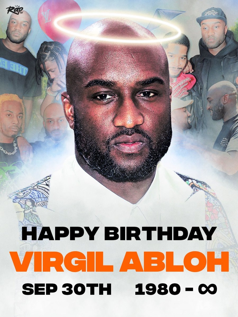 Virgil Abloh happy heavenly birthday