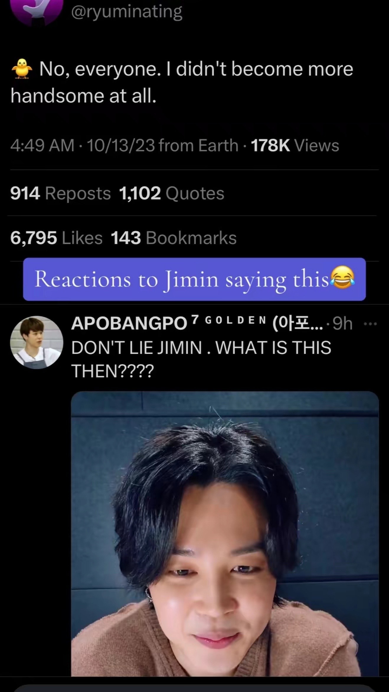 funny reaction to comments