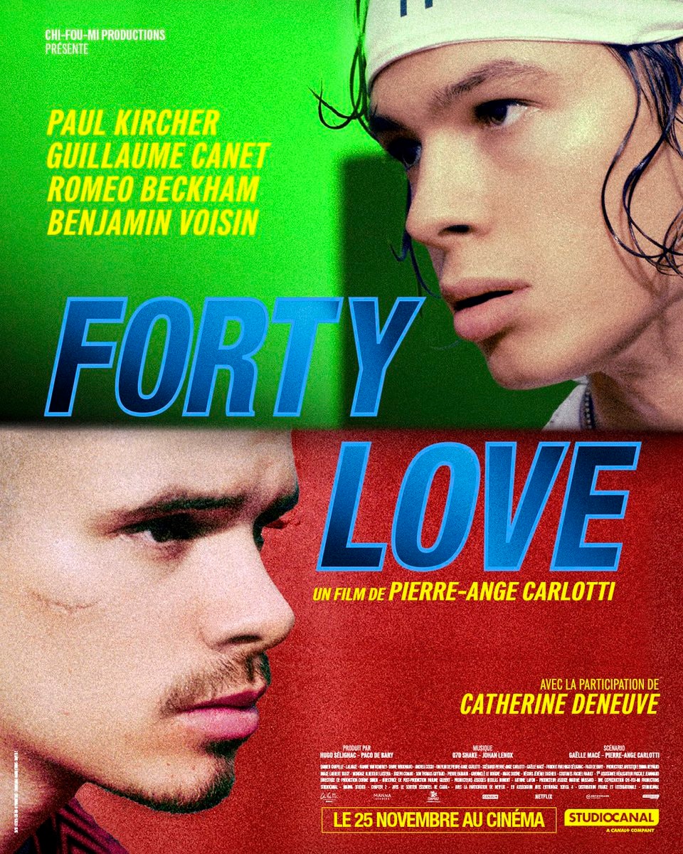 FORTY LOVE poster with Romeo Beckham
