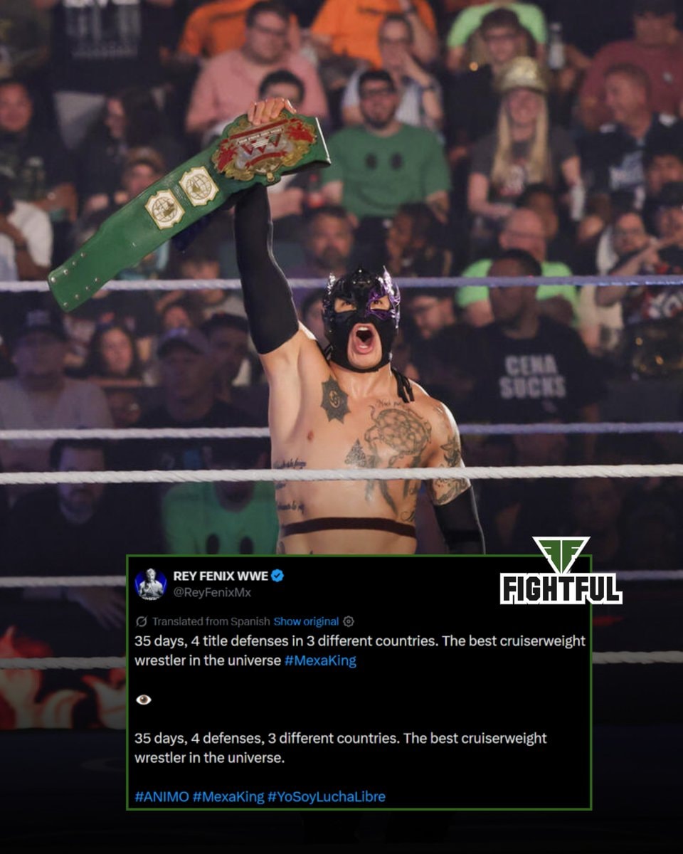 Rey Fenix AAA Cruiserweight Champion