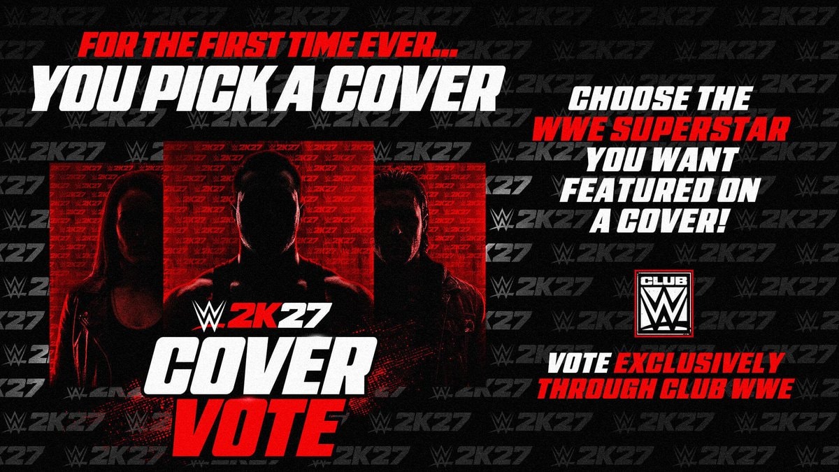 WWE 2K27 Cover Vote