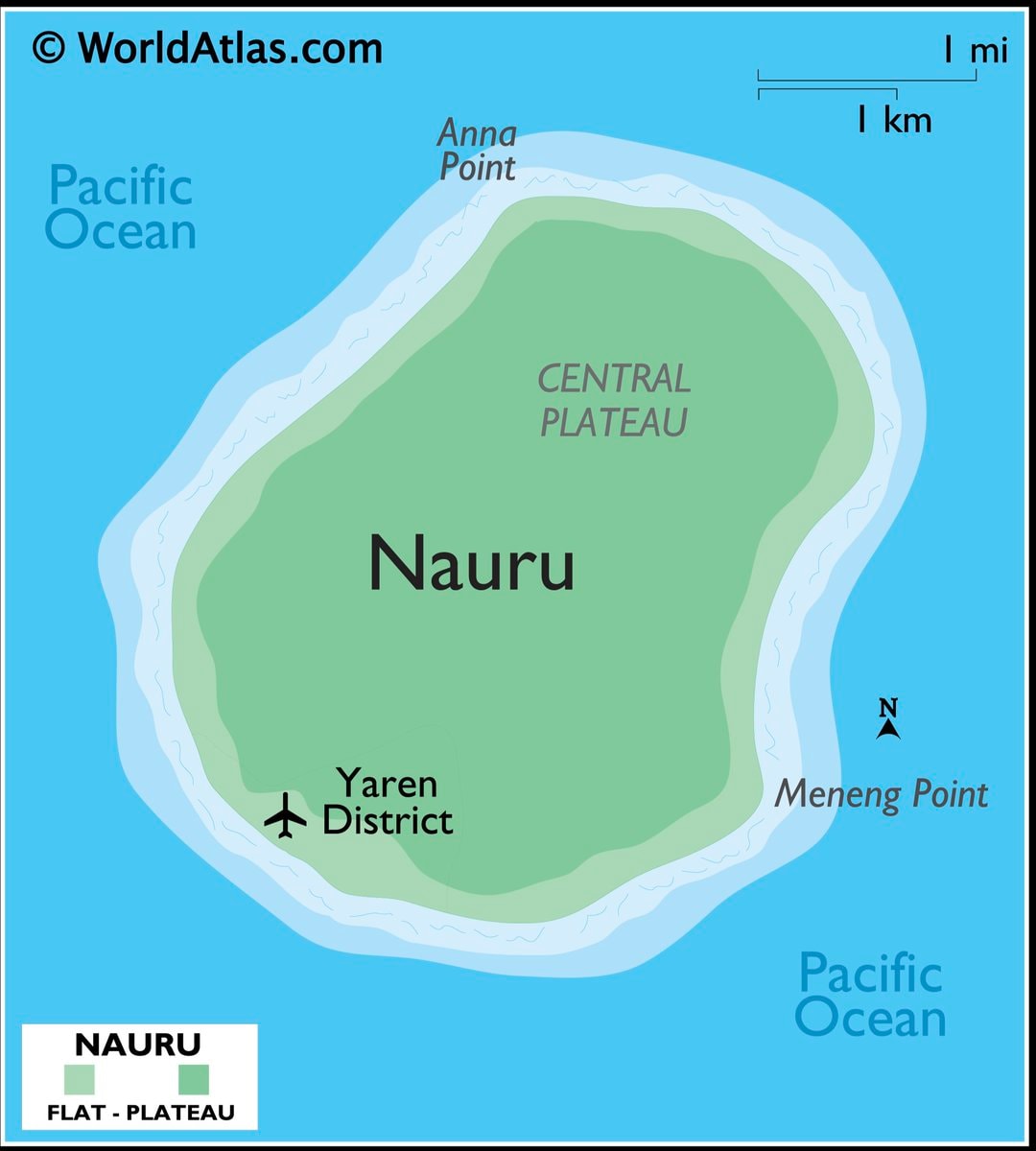 Nauru map and facts