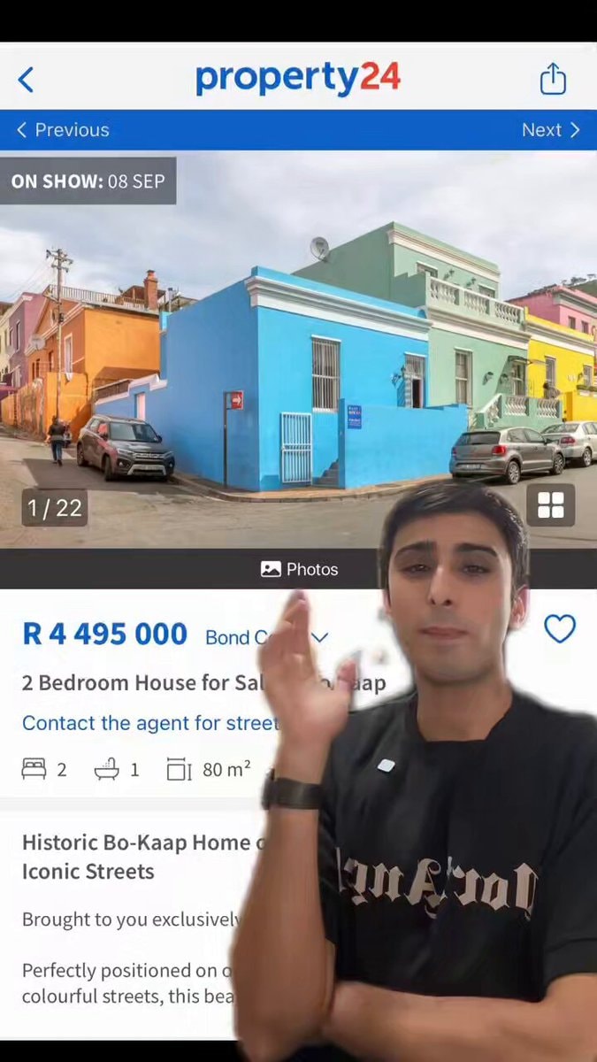 Bo Kaap Cape Town house listing