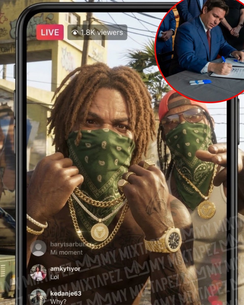 Florida gang member social media rule