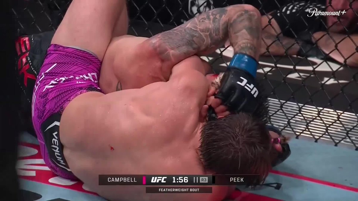 Kurtis Campbell UFC Paris submission