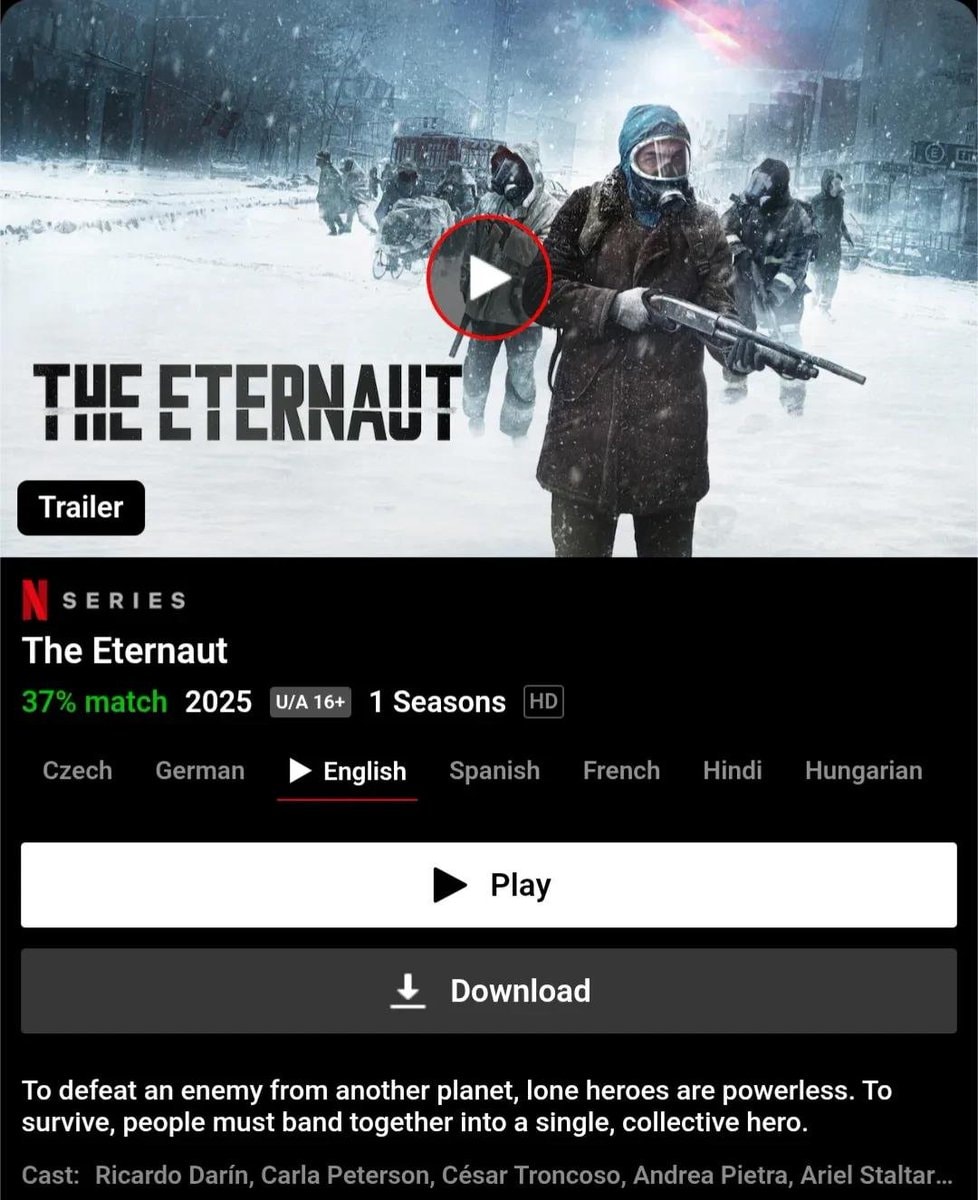 The Eternaute Netflix 2025