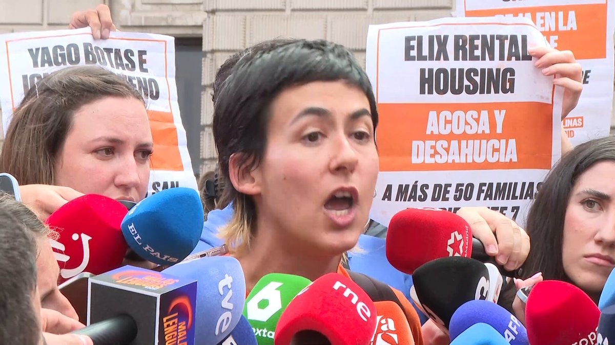 Tenants Union Puerta del Sol protest Tenants Union Puerta del Sol protest