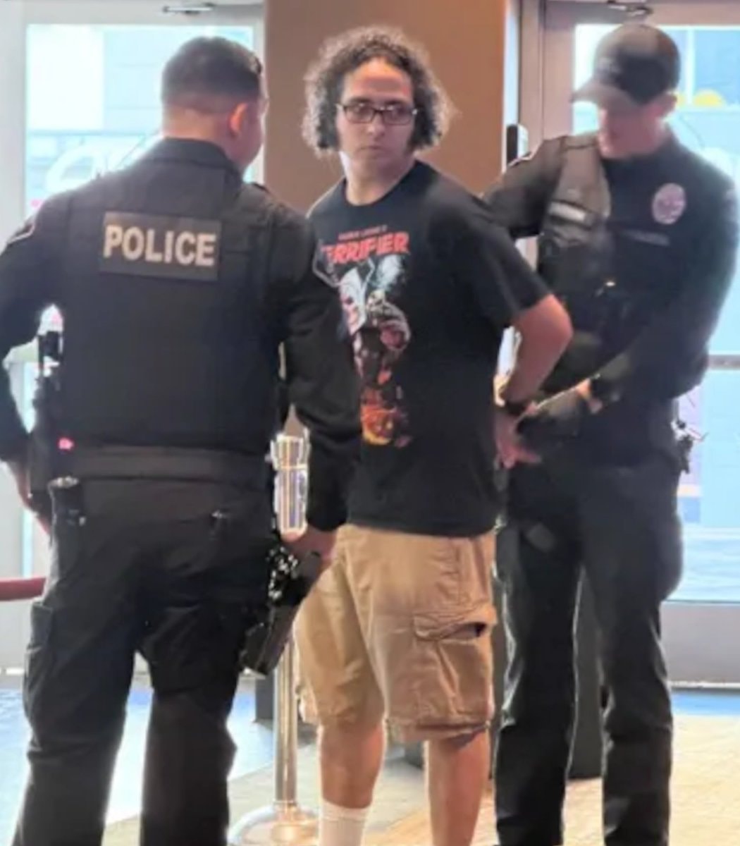 California man arrested movie theater